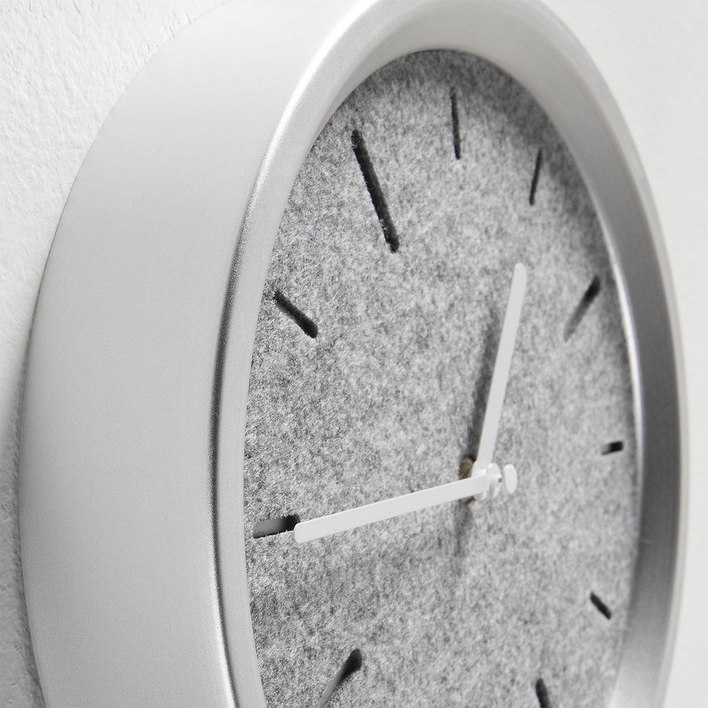 Wandpendeluhr NEXO Metall silber