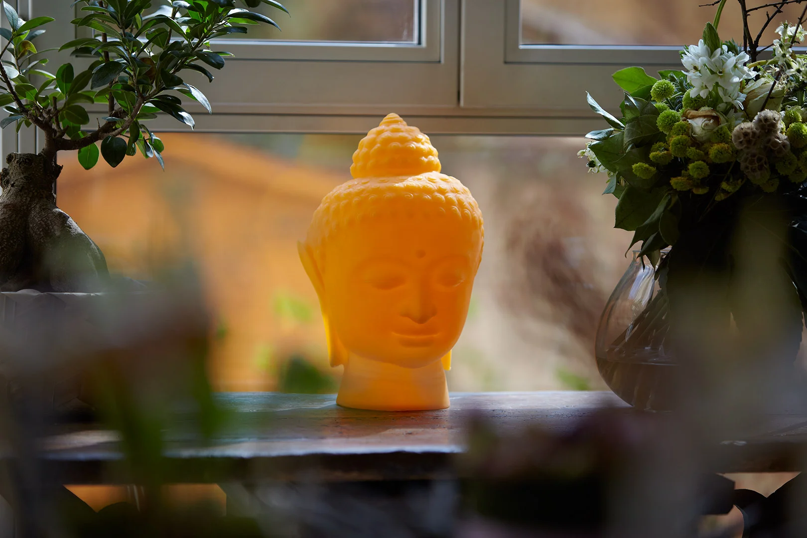 Slide Buddha – Tischleuchte