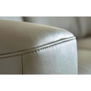 Candy Ecksofa EMPIRE in Leder Mercury konfigurierbar