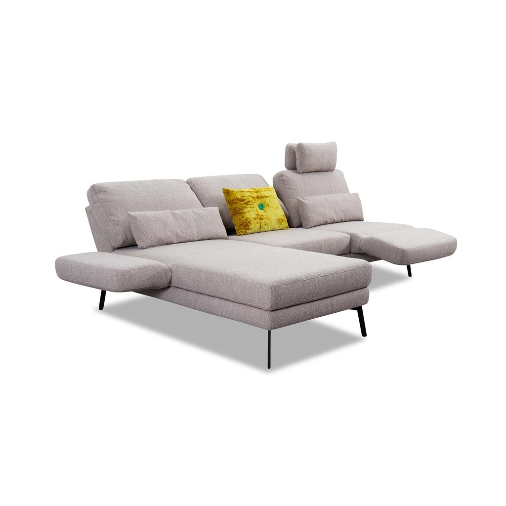 Candy Ecksofa TWISTER in Stoff Loop konfigurierbar