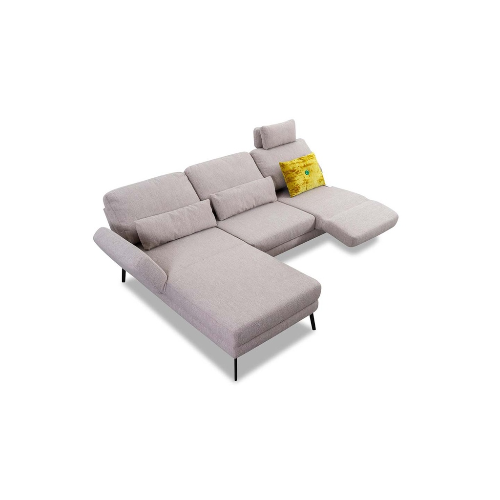 Candy Ecksofa TWISTER in Stoff Loop konfigurierbar