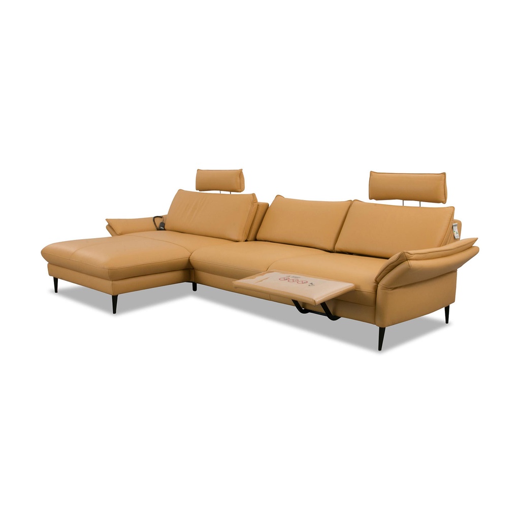 Hukla Ecksofa HP19094 in Leder Vivre