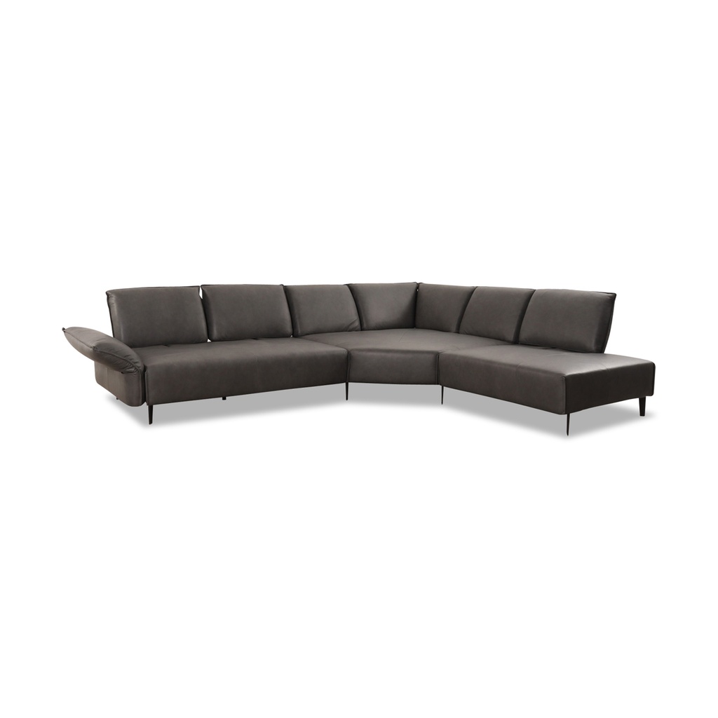 Willi Schillig Ecksofa 16660 Bonnie in Leder Z69 anthrazit