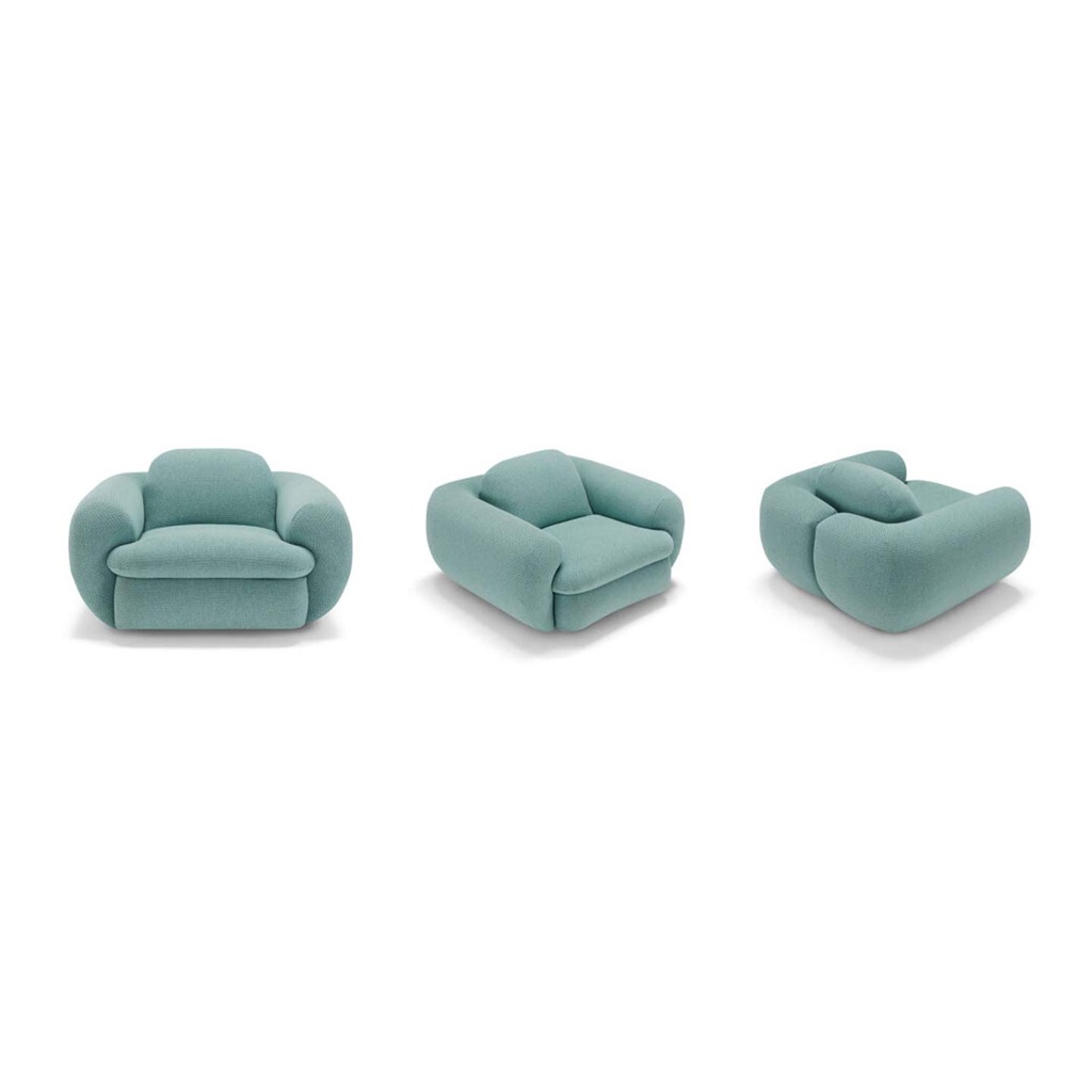 Dienne Salotti Schlafsofa Curvi in Stoff VGT 2787