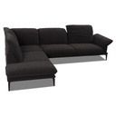 Willi Schillig 24600 Ecksofa Sherry in Stoff V39 schwarz