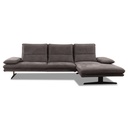 Willi Schillig Ecksofa 16777 BROADWAY in Microfaser S37 anthracite