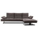 Willi Schillig Ecksofa 16777 BROADWAY in Microfaser S37 anthracite