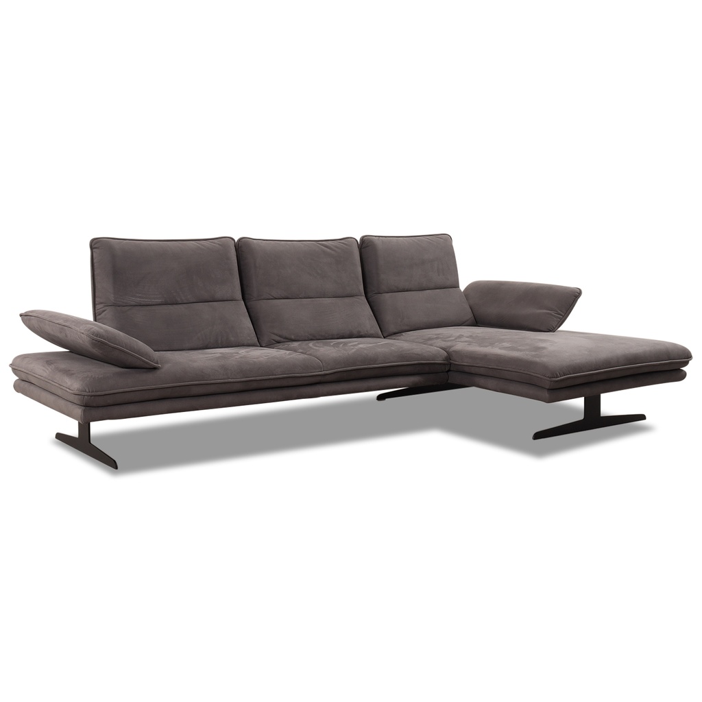 Willi Schillig Ecksofa 16777 BROADWAY in Microfaser S37 anthracite