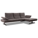 Willi Schillig Ecksofa 16777 BROADWAY in Microfaser S37 anthracite