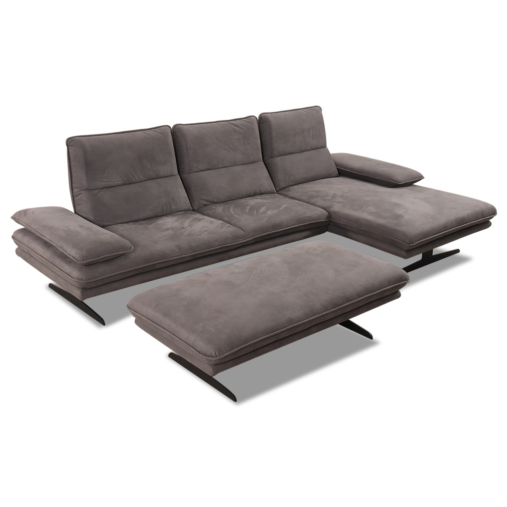 Willi Schillig Ecksofa 16777 BROADWAY in Microfaser S37 anthracite