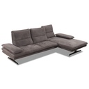 Willi Schillig Ecksofa 16777 BROADWAY in Microfaser S37 anthracite