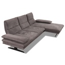 Willi Schillig Ecksofa 16777 BROADWAY in Microfaser S37 anthracite