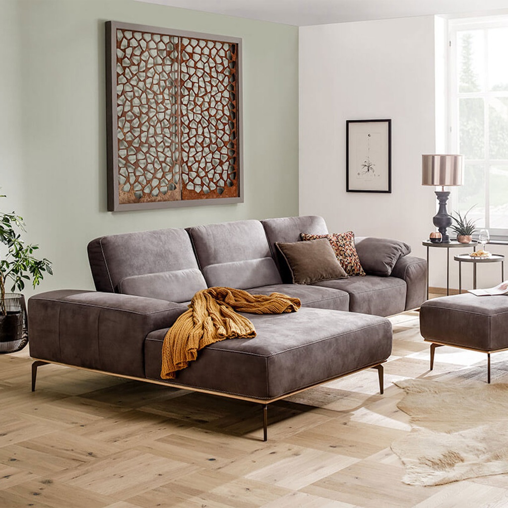 Willi Schillig Ecksofa RUN in Stoff S37 konfigurierbar