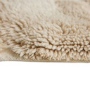 HKLiving Teppich 200x140cm aus Wolle in creme