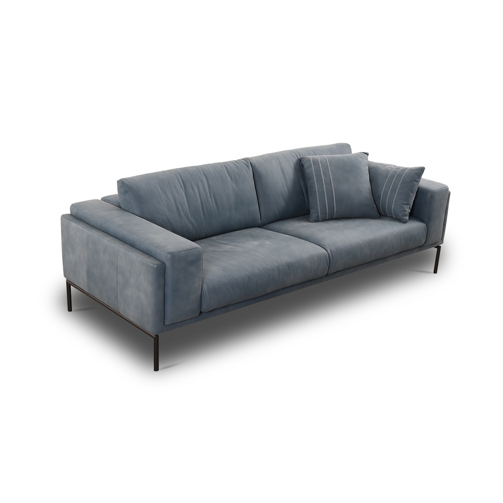 Willi Schillig Sofa 23668 PIERRE in Leder Z78 petrol