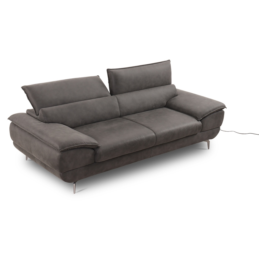 Willi Schillig Sofa 23668 PIERRE in Leder Z78 petrol