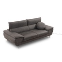 Willi Schillig Sofa 23668 PIERRE in Leder Z78 petrol