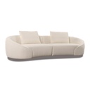 Sitzdesign Sofa ALBA in Boucle Stoff