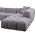 Ecksofa BUBBLE in Stoff in Manhattan grey