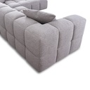 Ecksofa BUBBLE in Stoff in Manhattan grey