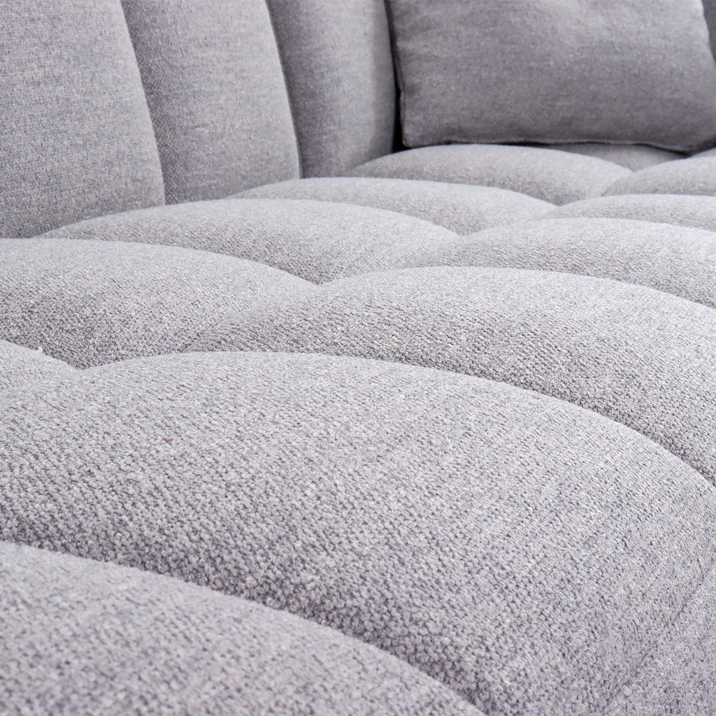 Ecksofa BUBBLE in Stoff in Manhattan grey