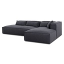 Ecksofa Softee New in Stoff in Manhattan grey