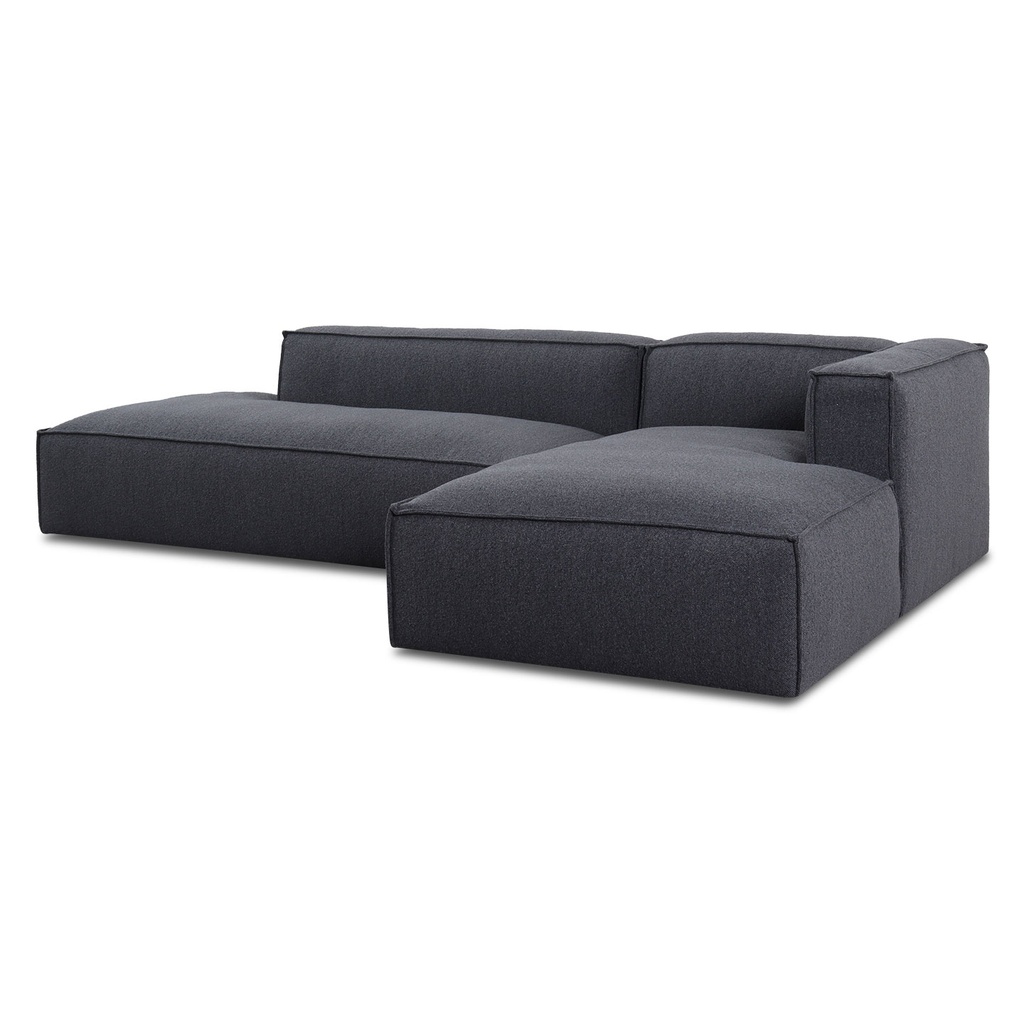 Ecksofa Softee New in Stoff in Manhattan grey