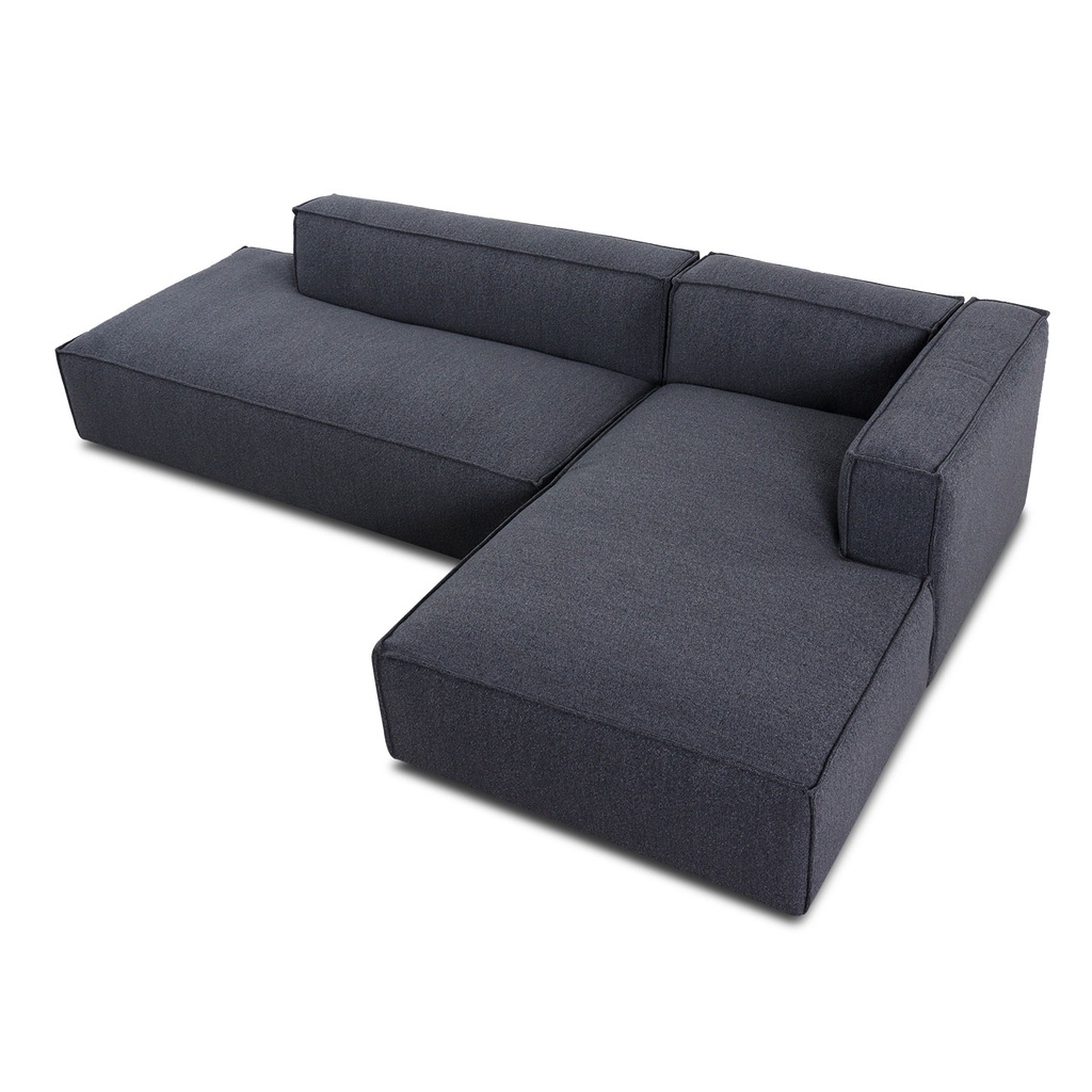 Ecksofa Softee New in Stoff in Manhattan grey