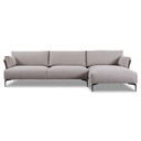 Ecksofa FEUILLE in Stoff Santos