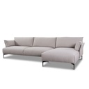 Ecksofa FEUILLE in Stoff Santos