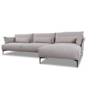 Ecksofa FEUILLE in Stoff Santos