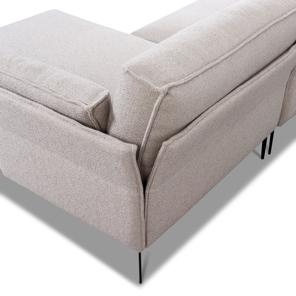 Ecksofa FEUILLE in Stoff Santos