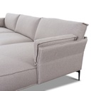 Ecksofa FEUILLE in Stoff Santos