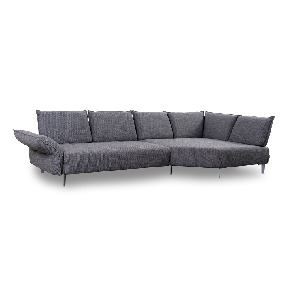 Willi Schillig Ecksofa 16660 Bonnie in Stoff T88 dark steel