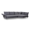 Willi Schillig Ecksofa 16660 Bonnie in Stoff T88 dark steel