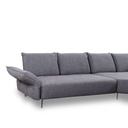 Willi Schillig Ecksofa 16660 Bonnie in Stoff T88 dark steel