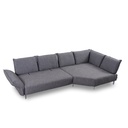 Willi Schillig Ecksofa 16660 Bonnie in Stoff T88 dark steel