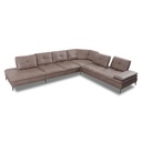 Willi Schillig 16544 exklusiv Ecksofa VALENTINO in Leder Z75 sand