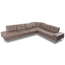 Willi Schillig 16544 exklusiv Ecksofa VALENTINO in Leder Z75 sand