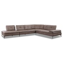 Willi Schillig 16544 exklusiv Ecksofa VALENTINO in Leder Z75 sand