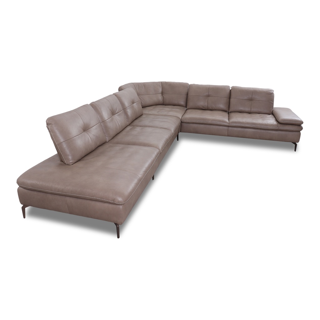 Willi Schillig 16544 exklusiv Ecksofa VALENTINO in Leder Z75 sand