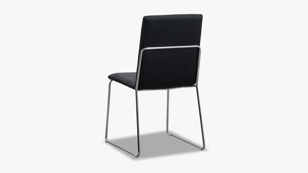 Actona  4er-Set Stuhl  in Kunstleder schwarz