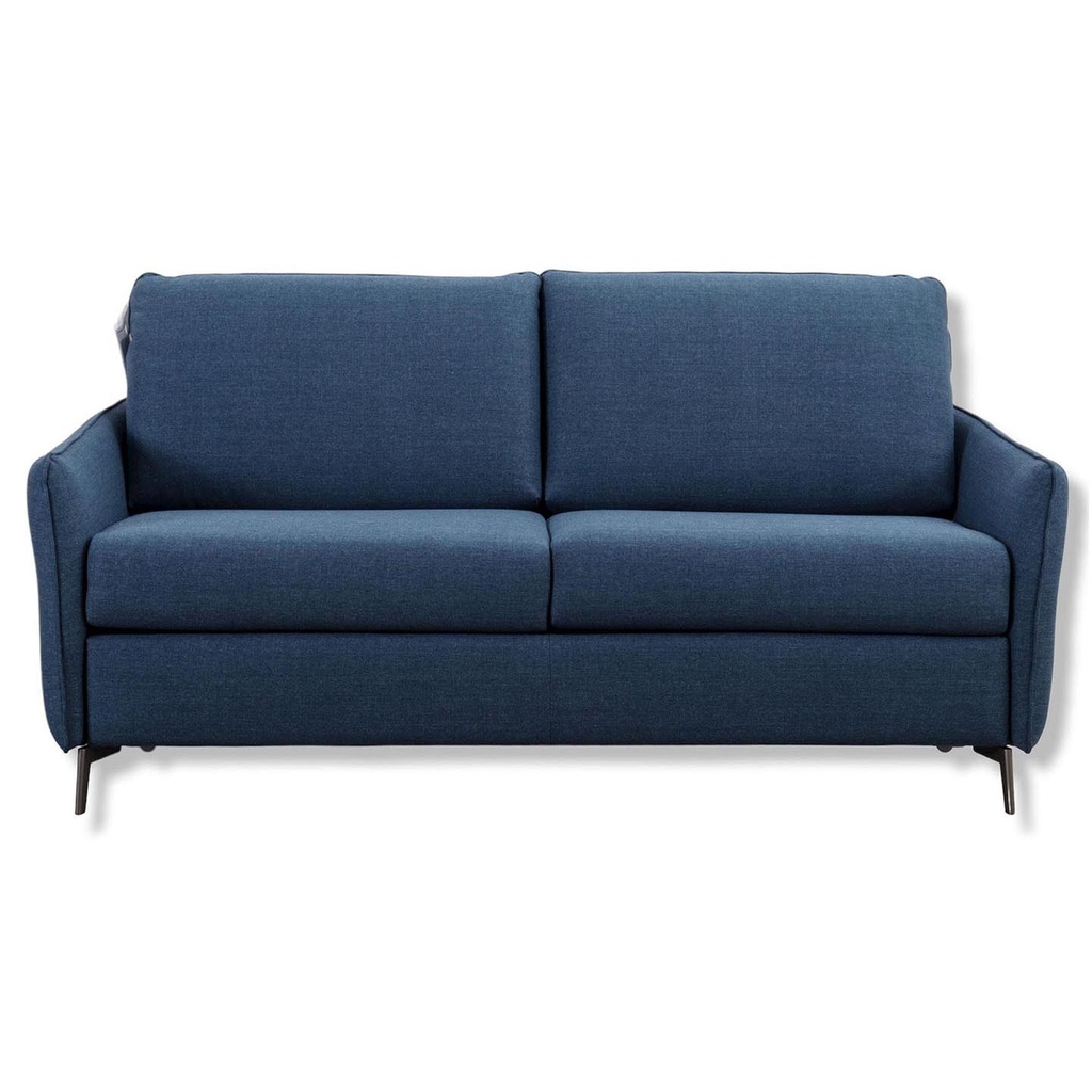 Dienne Salotti sofa bed Valentina in fabric Degas blue