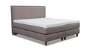 Scandian Boxspringbett Scanlook 180x200 in Stoff Gomez taupe