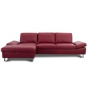 K+W - Himolla DIVE corner suite in Bronco ruby leather