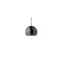 Frandsen pendant lamp BALL Ø 25cm black chrome