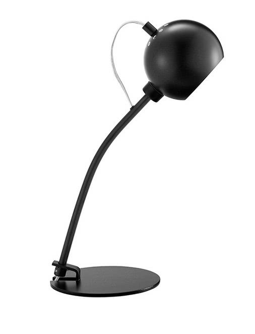 Frandsen Tischlampe BALL G9 in schwarz