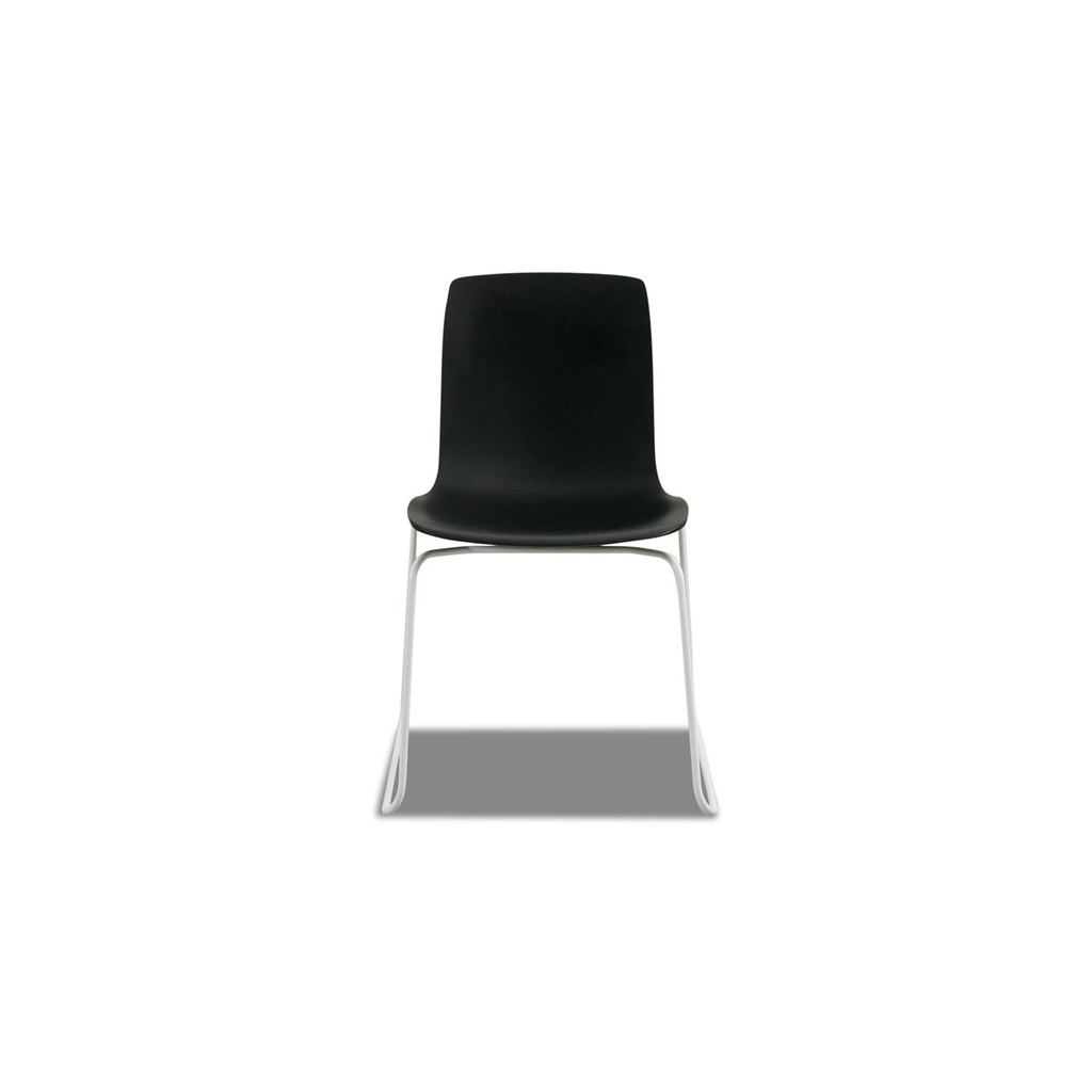 ALBA PLUS 6x Stuhl OTIS Kufengestell in Polyurethane schwarz