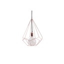 Master Light DIAMANT pendant light in copper metal