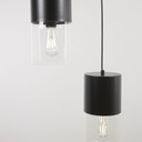 Danish Lemonite Flexa metal ceiling lamp black